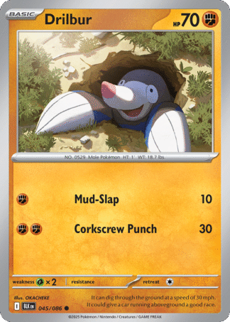 Drilbur Poke Ball - Black Bolt