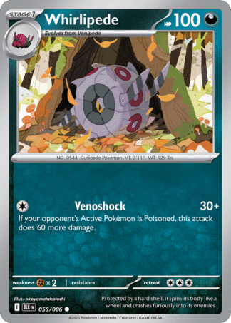 Whirlipede Reverse - Black Bolt