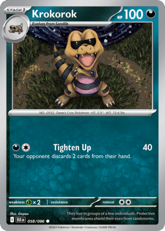 Krokorok Reverse - Black Bolt