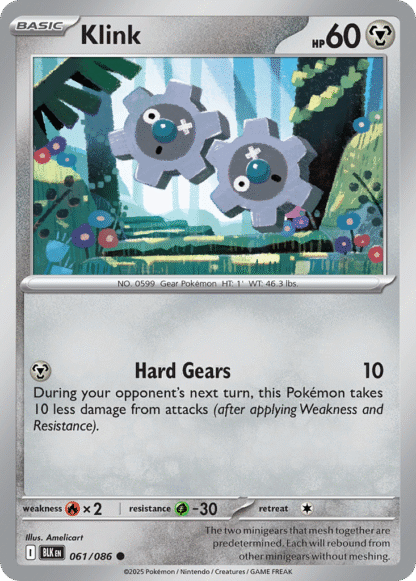 Klink Reverse - Black Bolt