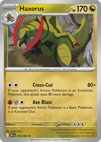 Haxorus - Black Bolt
