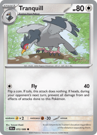 Tranquill Reverse - Black Bolt