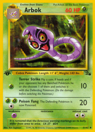 Arbok - Fossil