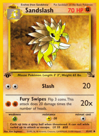 Sandslash - Fossil