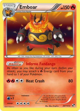 Emboar Reverse - Black & White