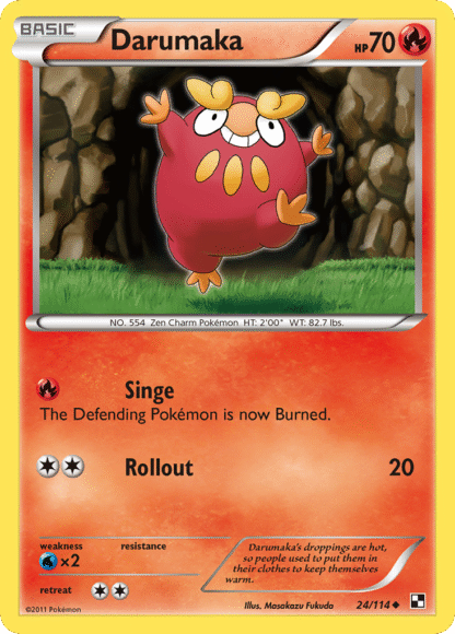 Darumaka Reverse - Black & White