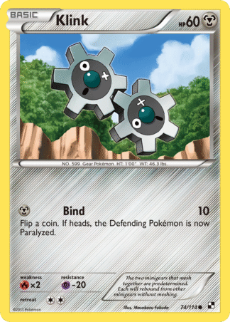 Klink Reverse - Black & White