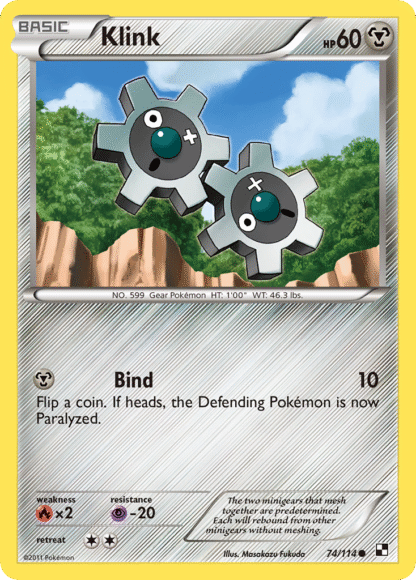 Klink Reverse - Black & White