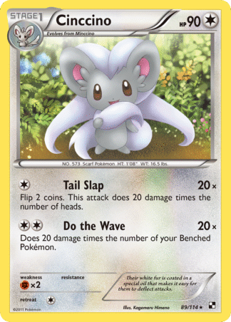 Cinccino Reverse - Black & White