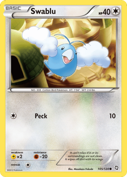 Swablu Reverse - Dragons Exalted