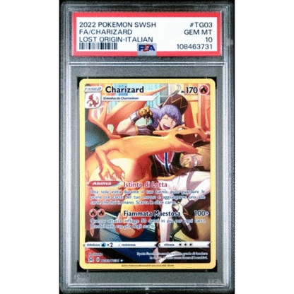 Charizard - Lost Origin Italiaans - PSA 10