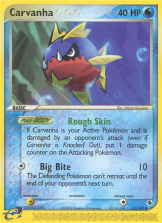 Carvanha - Ruby & Sapphire