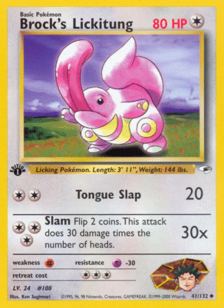 Brock's Lickitung - Gym Heroes