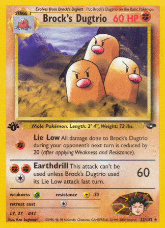 Brock's Dugtrio - Gym Challenge
