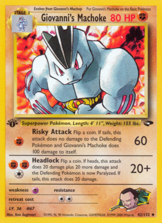 Giovanni's Machoke - Gym Challenge