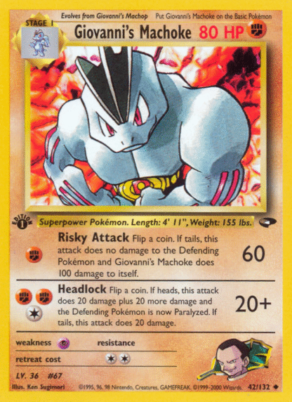 Giovanni's Machoke - Gym Challenge