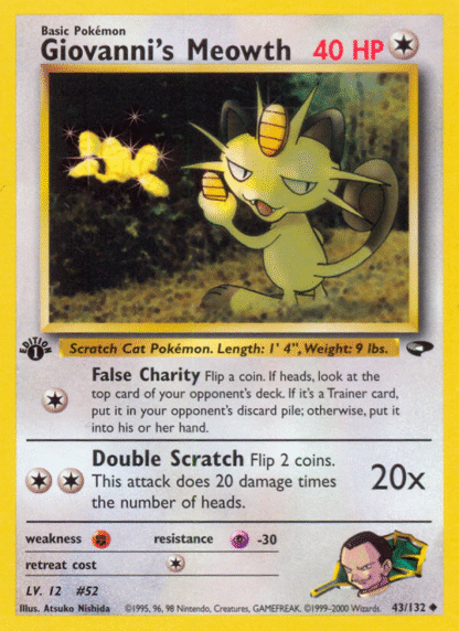 Giovanni's Meowth - Gym Challenge