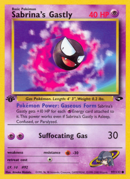 Sabrina's Gastly - Gym Challenge