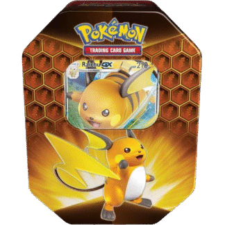 Hidden Fates Raichu GX Tin