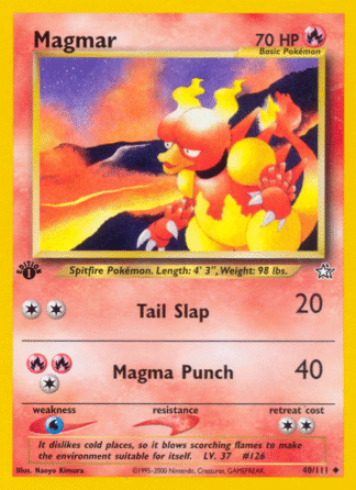 Magmar - 1st Edition Neo Genesis