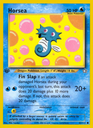 Horsea - 1st Edition Neo Genesis