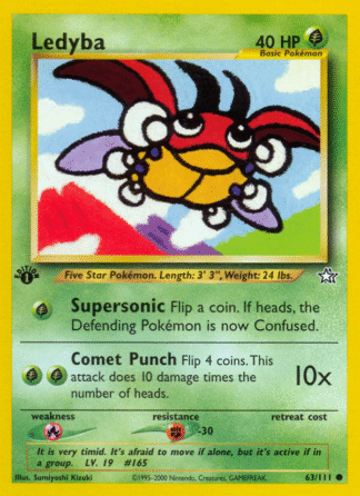 Ledyba - 1st Edition Neo Genesis