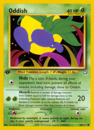 Oddish - 1st Edition Neo Genesis