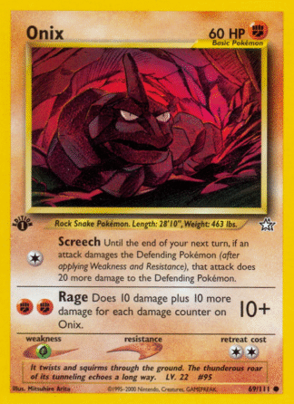 Onix - 1st Edition Neo Genesis