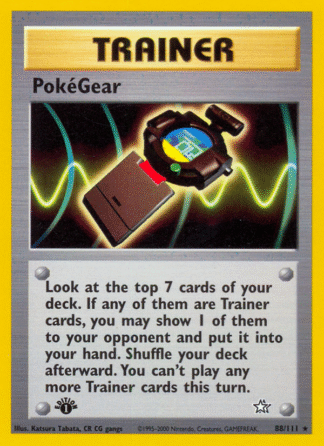 PokéGear - 1st Edition Neo Genesis