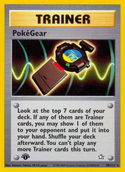 PokéGear - 1st Edition Neo Genesis