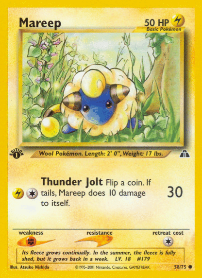 Mareep - 1st Edition Neo Discovery