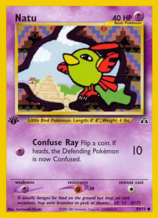 Natu - 1st Edition Neo Discovery