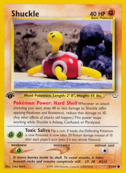 Shuckle - 1st Edition Neo Revelation