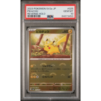 Pikachu - SV2a JP Pokeball Reverse - PSA 10