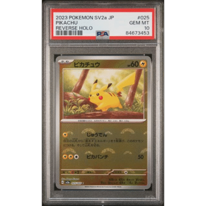 Pikachu - SV2a JP Pokeball Reverse - PSA 10