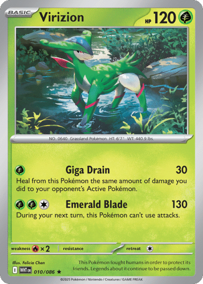 Virizion Reverse - White Flare