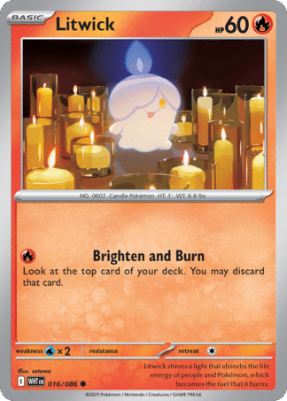 Litwick Reverse - White Flare
