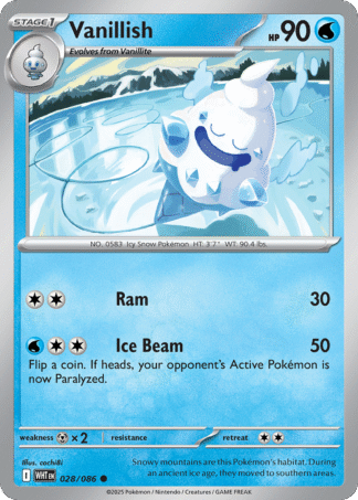 Vanillish Reverse - White Flare