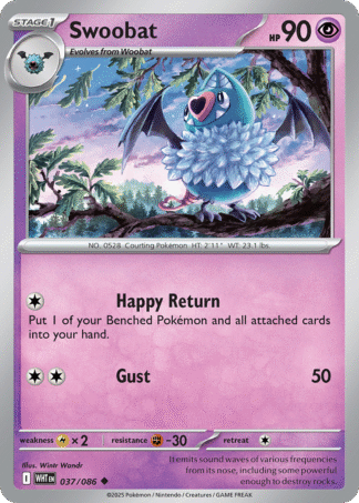 Swoobat Reverse - White Flare