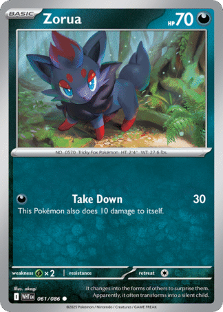 Zorua Reverse - White Flare