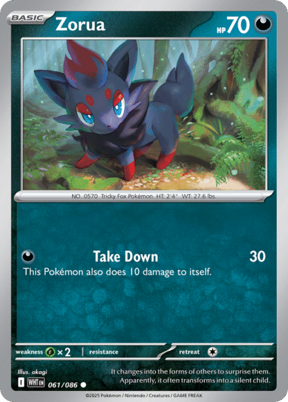 Zorua Reverse - White Flare