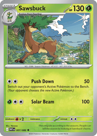 Sawsbuck Reverse - White Flare
