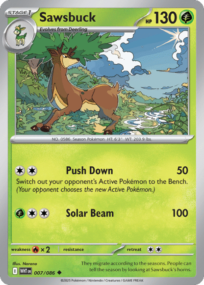 Sawsbuck Reverse - White Flare