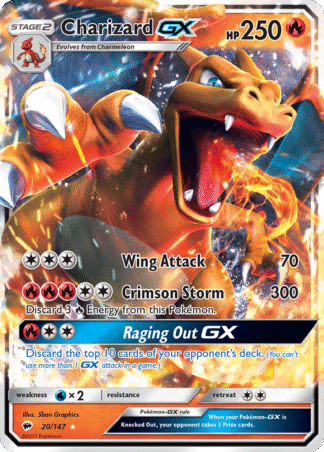 Charizard-GX - Burning Shadows
