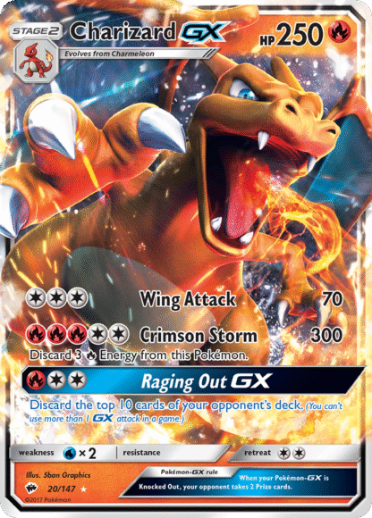 Charizard-GX - Burning Shadows