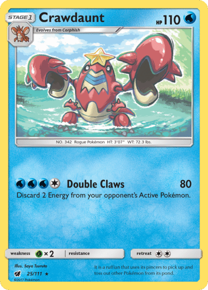 Crawdaunt Reverse - Crimson Invasion