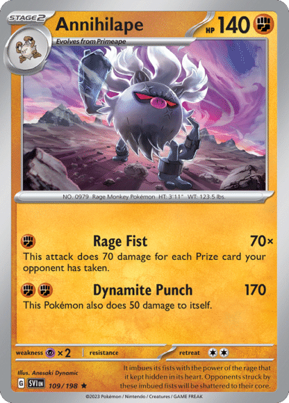 Annihilape Reverse - Scarlet & Violet