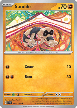 Sandile Reverse - Scarlet & Violet