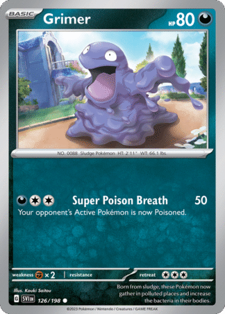 Grimer Reverse - Scarlet & Violet