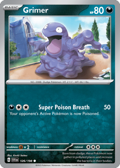 Grimer Reverse - Scarlet & Violet
